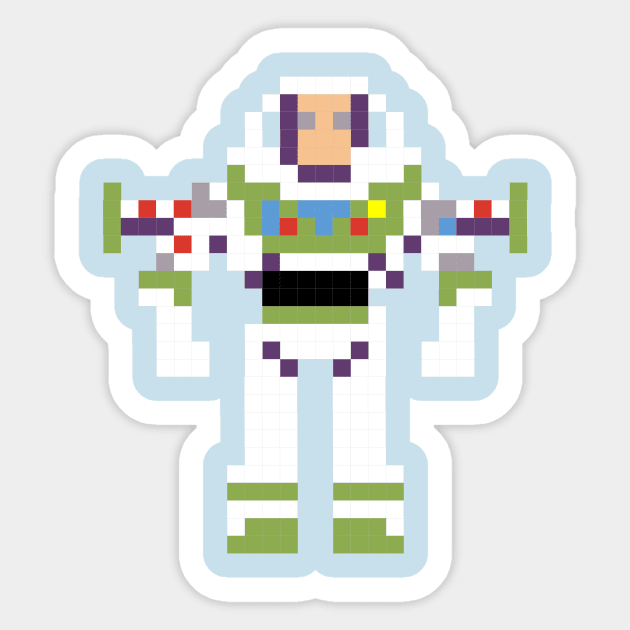 8-Bit Buzz Sticker by IORS